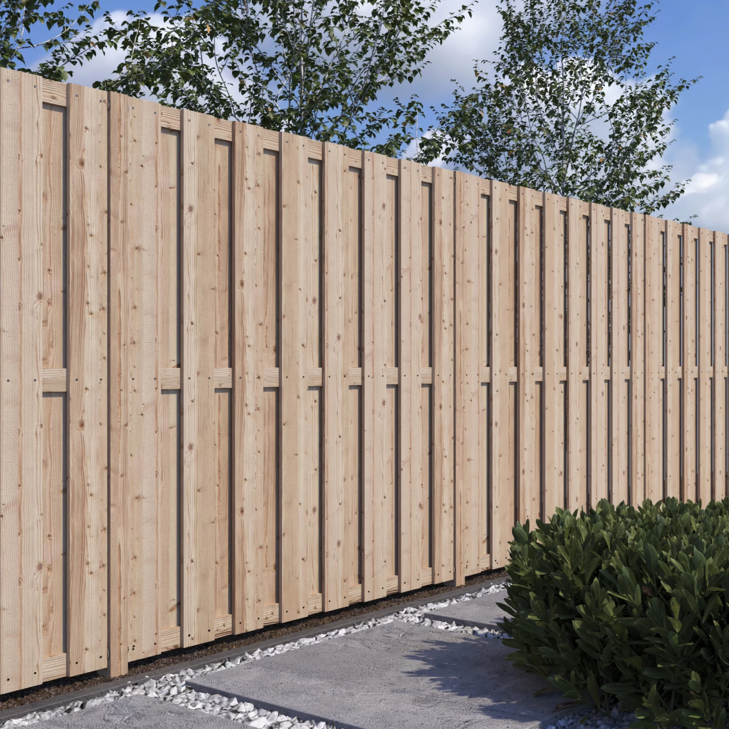 Schutting Douglas Recht Ca. 180x180 Cm 5 Schutting Douglas Recht Ca. 180x180 Cm - Afbeelding 3