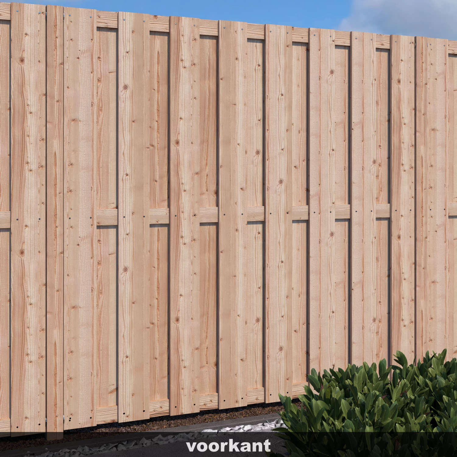 Schutting Douglas Recht Ca. 180x180 Cm 6 Schutting Douglas Recht Ca. 180x180 Cm - Afbeelding 4