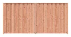 Schutting Startpakket Tuinscherm Douglas Ca. 3,8 Meter Lang