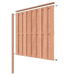 Schutting Volgpakket Tuinscherm Douglas Ca. 1,9 Meter Lang -Buitentuin 41 1077