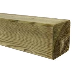 Tuinpaal Geïmpregneerd Ca. 8,8x8,8 Cm, Lengte Ca. 270 Cm