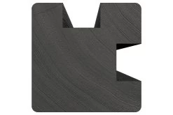 Sleufpaal Hoek Antraciet 8,8x8,8x270cm -Buitentuin 41 1158