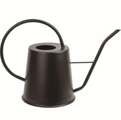 Gieter Metaal Mat Zwart 24x35x16,5 Cm