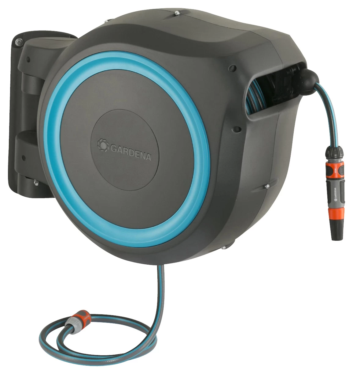 Gardena Wandslangenbox Roll Up 35 Meter Incl Tuinspuit 4 Gardena Wandslangenbox Roll Up 35 Meter Incl Tuinspuit - Afbeelding 2