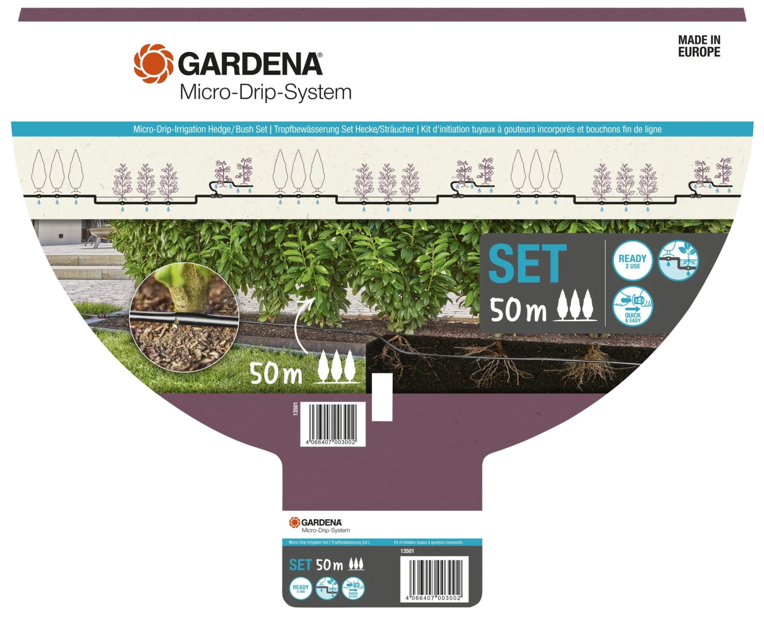 Gardena Micro-Drip-System Startset Struik/haag 50 Meter 7 Gardena Micro-Drip-System Startset Struik/haag 50 Meter - Afbeelding 5