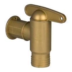 Garantia Messingkleurig Kunststof Kraantje Voor Regentonnen -Buitentuin 41 1369