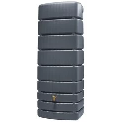Muurregenton Slim Grijs 500 Liter -Buitentuin 41 1406