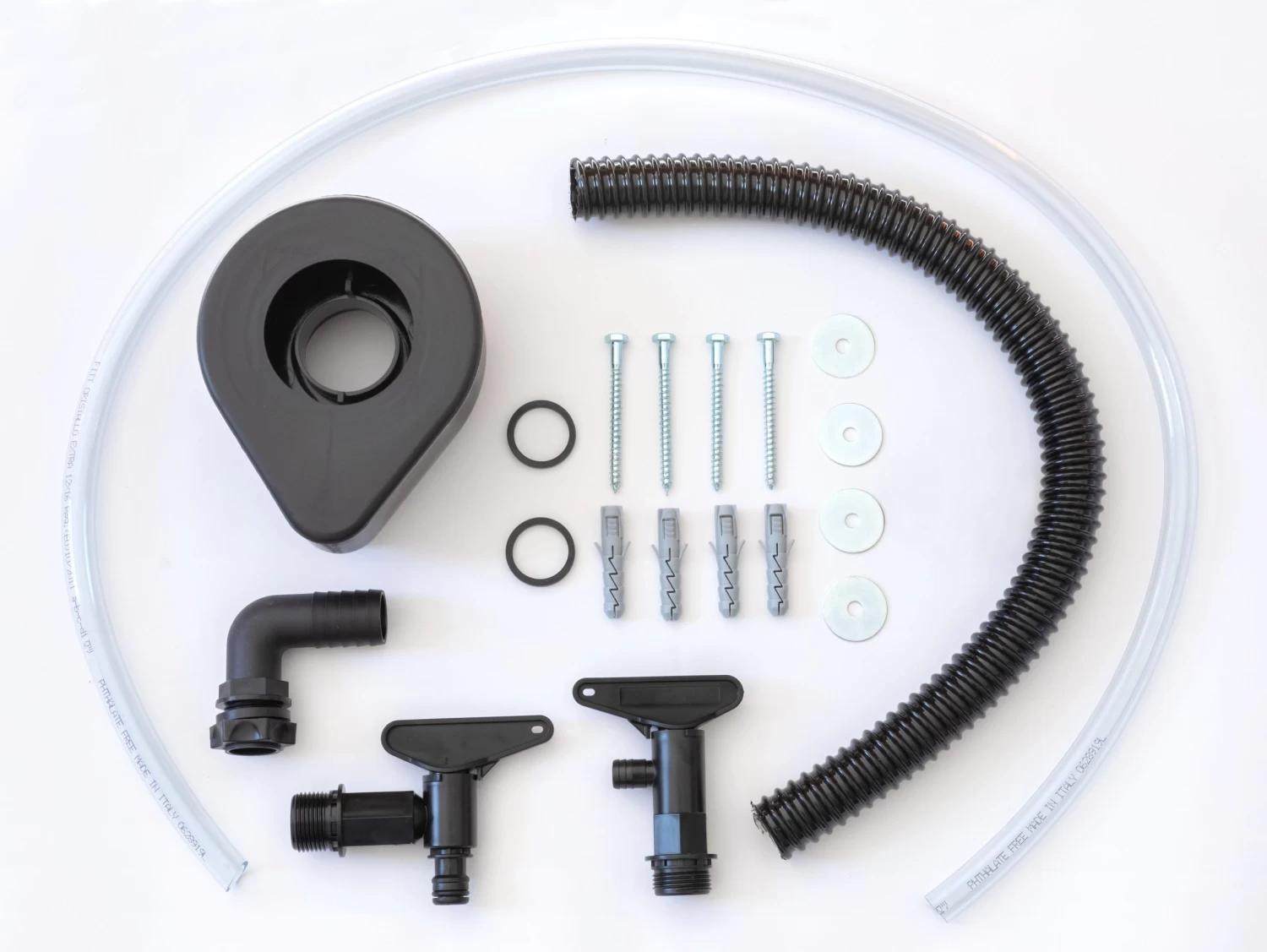 Regenton Muurtank 276 Liter Zwart 4 Regenton Muurtank 276 Liter Zwart - Afbeelding 2