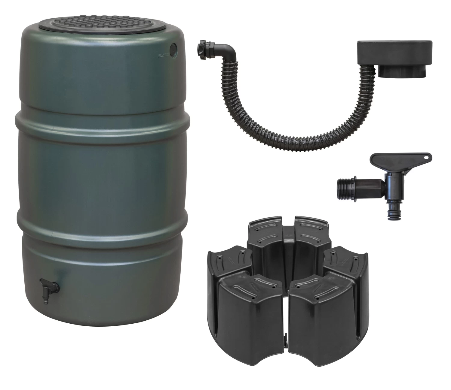 Harcostar Regenton Groen Kunststof 227 Liter Incl. Deelbare Voet, Kraan, Deksel En Vulautomaat 4 Harcostar Regenton Groen Kunststof 227 Liter Incl. Deelbare Voet, Kraan, Deksel En Vulautomaat - Afbeelding 2