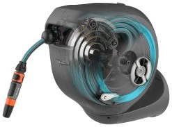 Gardena Wandslangenbox Roll-up 20 Meter Grijs Blauw -Buitentuin 41 1480