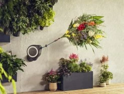 Gardena Wandslangenbox Roll Up 15 Grijs/wit Meter Incl. Tuinspuit -Buitentuin 41 1491