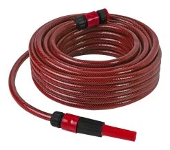 OK Tuinslangset Rood Met Zwart 15 Meter