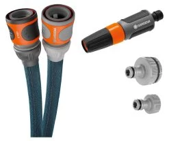 Gardena Tuinslang Textiel 20m Lianoâ„¢ Xtreme (incl. Spuit, Koppelingen En Kraanstuk)