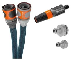 Gardena Tuinslang Textiel 30m Lianoâ„¢ Xtreme (incl. Spuit, Koppelingen En Kraanstuk)