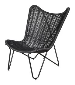 Vlinderstoel Vydjanti Zwart