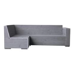 Hoekbank Engelburg Grijs Steigerhout 216x145 Cm