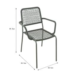 Tuinstoel Fay Legergroen -Buitentuin 41 1908
