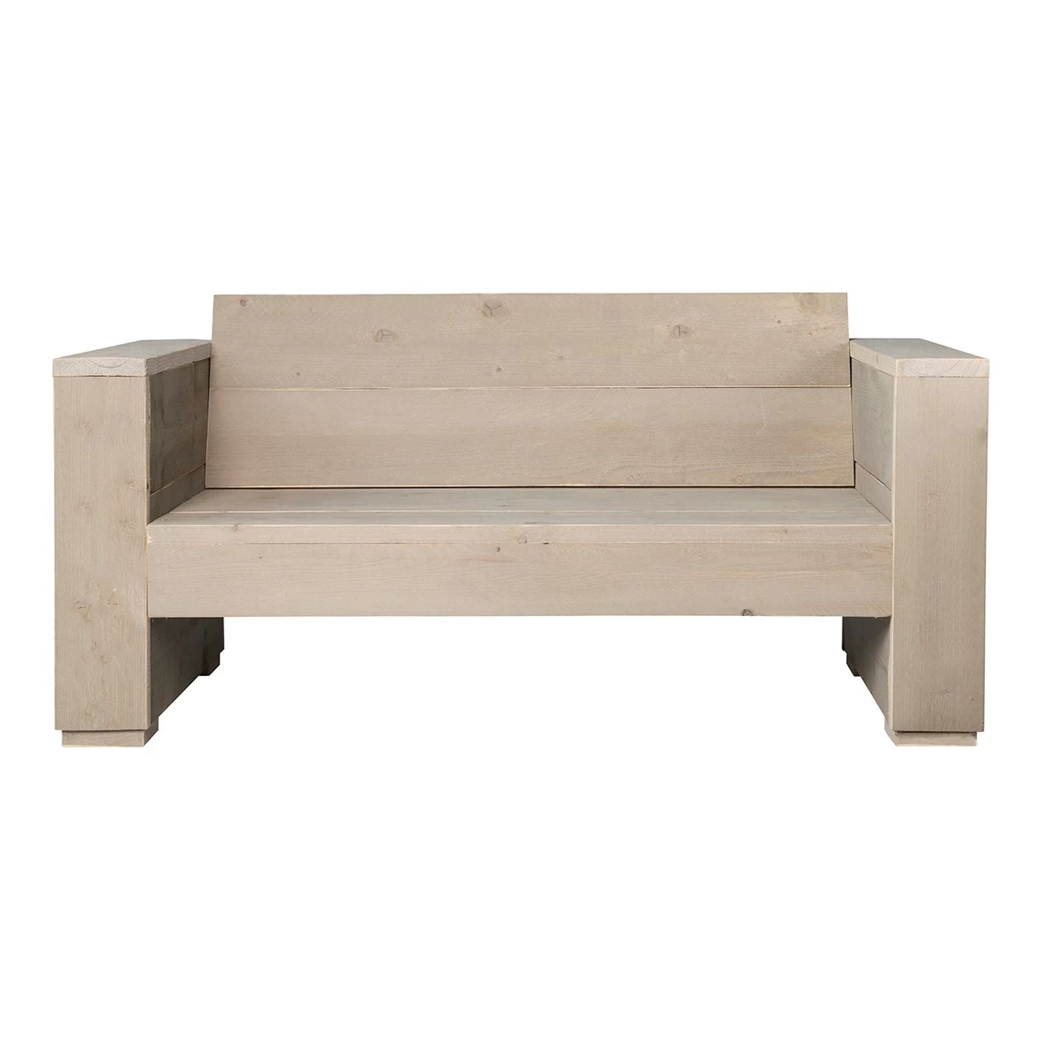 Loungebank Marlind 2-zits Zand Steigerhout 73x150x77 Cm 3 Loungebank Marlind 2-zits Zand Steigerhout 73x150x77 Cm