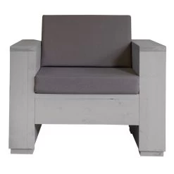 Kussenset Loungestoel Taupe 1 Rug- En 1 Zitkussen