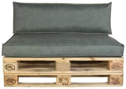 Palletkussen Set Borana Warmgroen 120x80 Cm