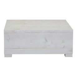 Tussenelement Klein Hava Wit Steigerhout 30x66 Cm