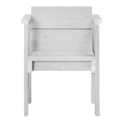 Stoel Sella Wit Steigerhout 83x66 Cm