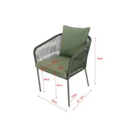 Stoel Zoey Groen -Buitentuin 41 2187