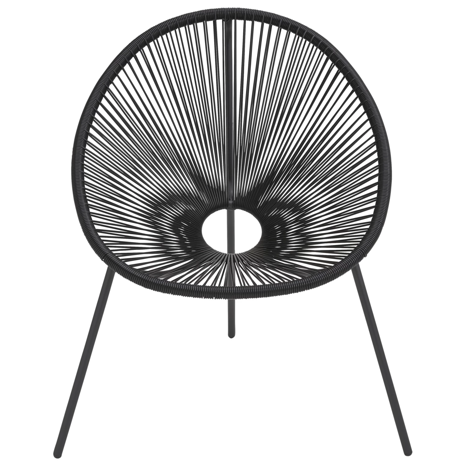 Stoel Haïti Zwart 3 Stoel Haïti Zwart