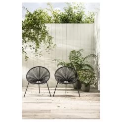 Stoel Haïti Zwart 9 Stoel Haïti Zwart -Buitentuin 41 2194