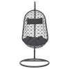 Hangstoel Fieve Zwart