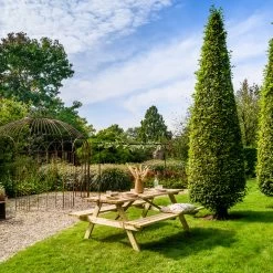 Picknicktafel Ca. 77x180x167 Cm -Buitentuin 41 2331