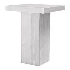 Statafel Olburg Wit Steigerhout 110x82 Cm -Buitentuin 41 2363