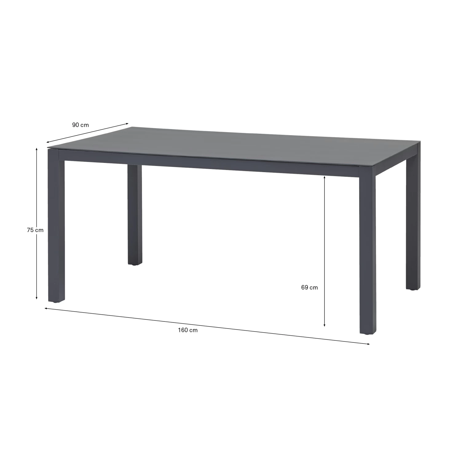 Tafel Valencia 160 Cm 6 Tafel Valencia 160 Cm - Afbeelding 4
