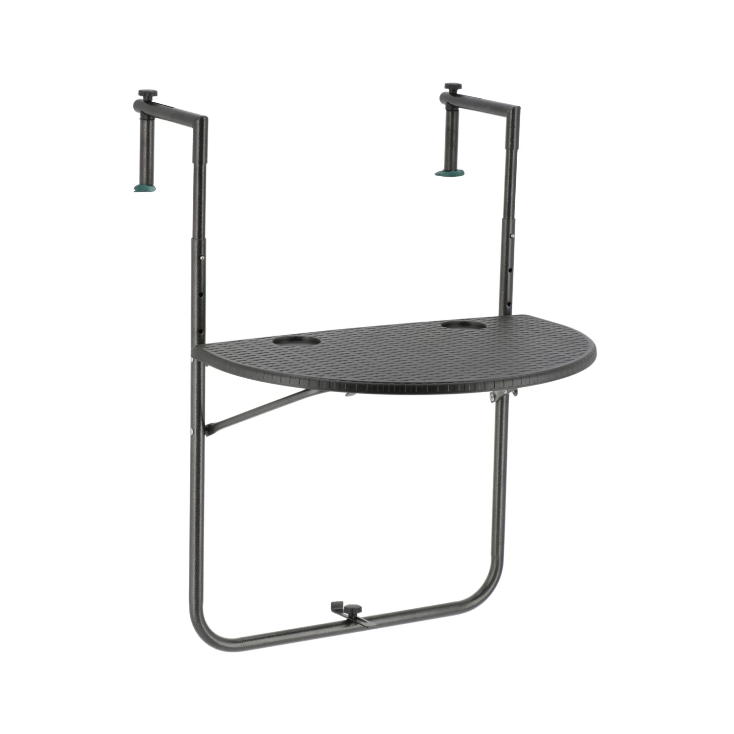 Balkontafel Halfrond Antraciet 3 Balkontafel Halfrond Antraciet