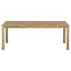 Tafel Jesse Visgraat Naturel 210 Cm