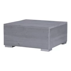 Salontafel Blijdeld Grijs Steigerhout 36x57 Cm -Buitentuin 41 2479