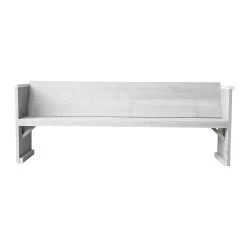 Bank Radlind Wit Steigerhout 206x60 Cm