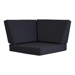 Kussenset Hoek Antraciet 2 Rug- En 1 Zitkussen