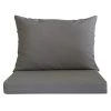 Kussenset Bari 80/250 1 Rug- En 1 Zit Kussen Antraciet