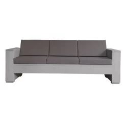 Kussenset Loungebank Taupe 3-zits 3 Rug- En 3 Zitkussen