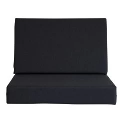 Kussenset Recht Antraciet 1 Rug- En 1 Zitkussen