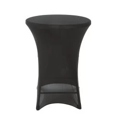 Hoes Statafel Zwart 110 Cm - Ø85 Cm