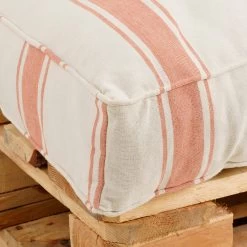 Palletkussens Terracotta Streep 120x80 Cm -Buitentuin 41 2726