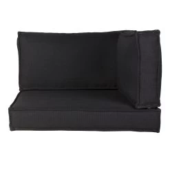 Hoekset Palletkussen Baya Zwart - Set Van 3 -Buitentuin 41 2730