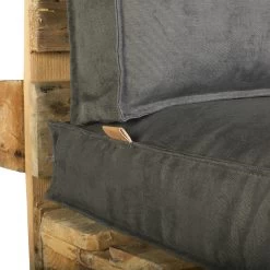 Palletkussen Set Borana Donkergrijs 120x80 Cm -Buitentuin 41 2761
