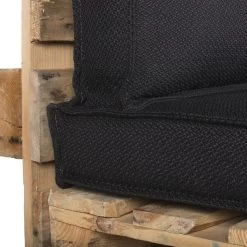 Palletkussen Set Baya Zwart 120x80 Cm -Buitentuin 41 2771