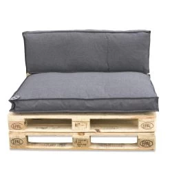 Palletkussen Set Urban Grijs 120x80 Cm