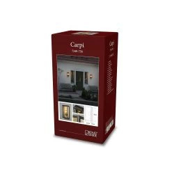 Konstsmide Buitenlamp Carpi Messing/zwart 20x40cm -Buitentuin 41 2887