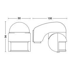 Philips Virginia Bewegingssensor Grijs -Buitentuin 41 2955