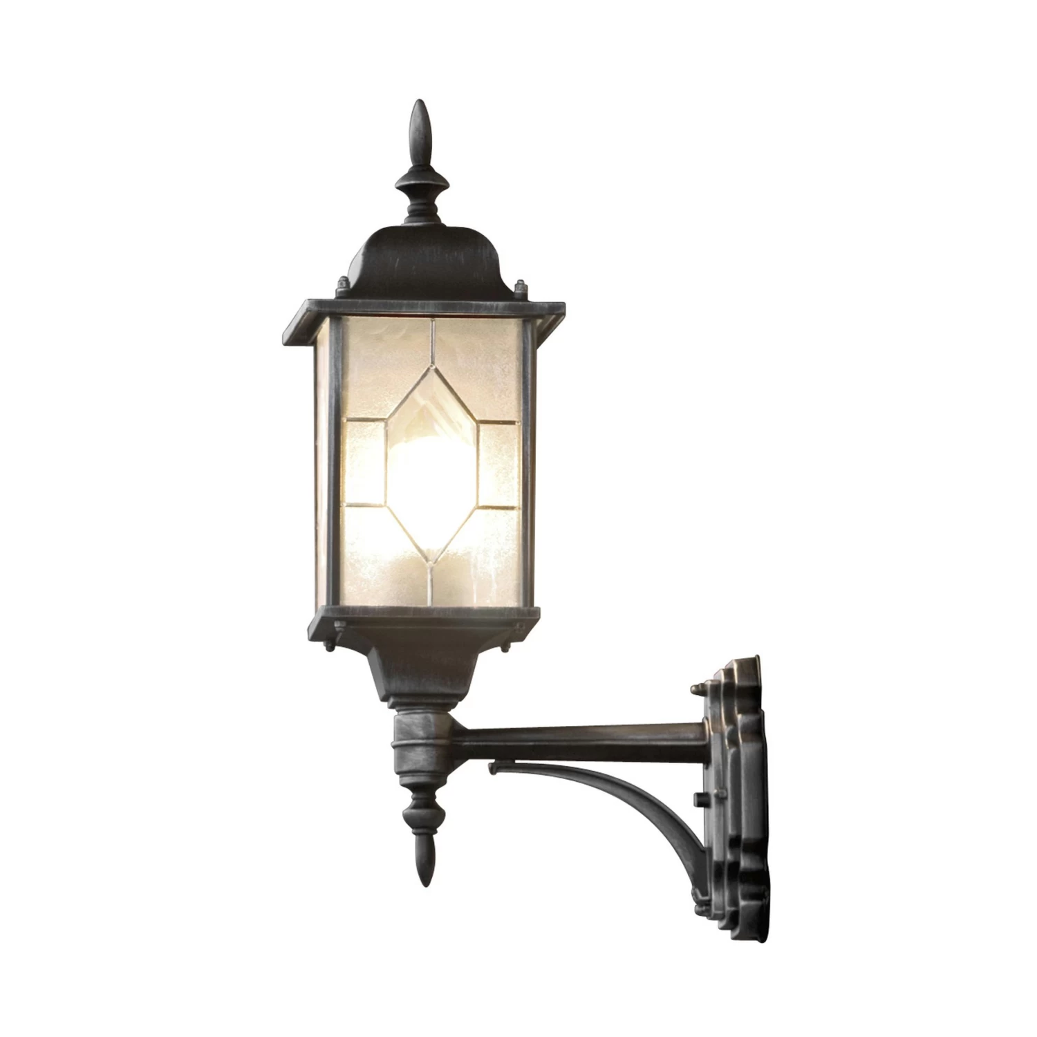 Konstsmide Buitenlamp Milano Zwart Up 4 Konstsmide Buitenlamp Milano Zwart Up - Afbeelding 2
